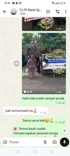 Testimonial Papan Bunga cimahi